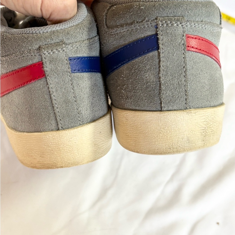 Nike Blazer Low Top Gray, Blue and Red Men's Sneakers - Picture 3 of 6